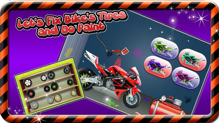 Sports Bike Factory – Build motorcycle in this mechanic garage game for kids screenshot-3