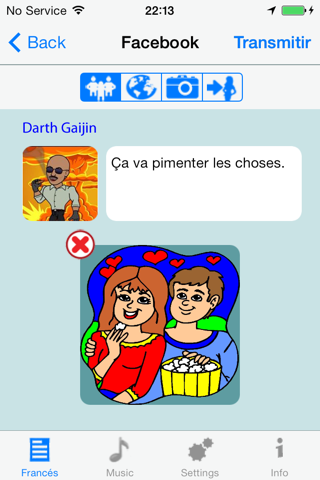 Francés - Talking Spanish to French Translator and Phrasebook screenshot 2