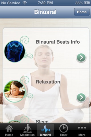 Relaxing Binaural Beats Pro screenshot 4