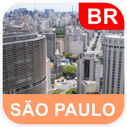 Sao Paulo, Brazil Offline Map - PLACE STARS