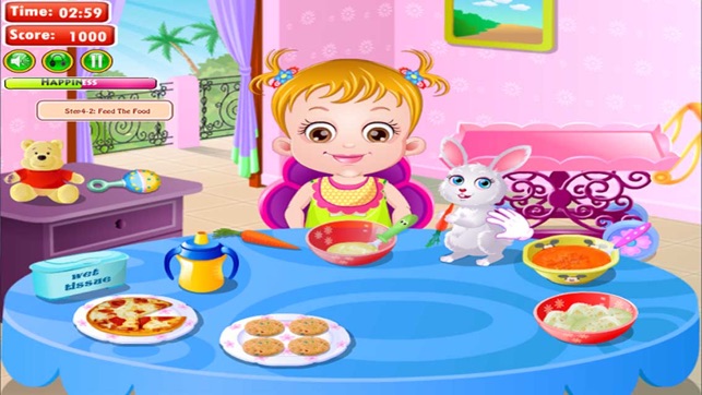 Baby Make Dinner Herself - for 2014 Holiday & Play With Rabb(圖4)-速報App