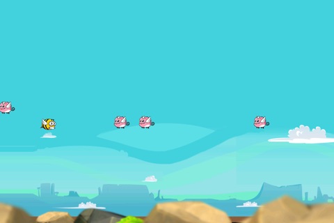 Happy Bee - Jump over the Cute Dragon screenshot 3