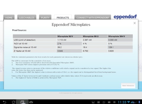 Eppendorf Consumables screenshot 3