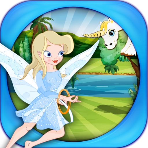 Fantasy Fairy Garden Magical Unicorn Golden Ring Toss PRO Icon