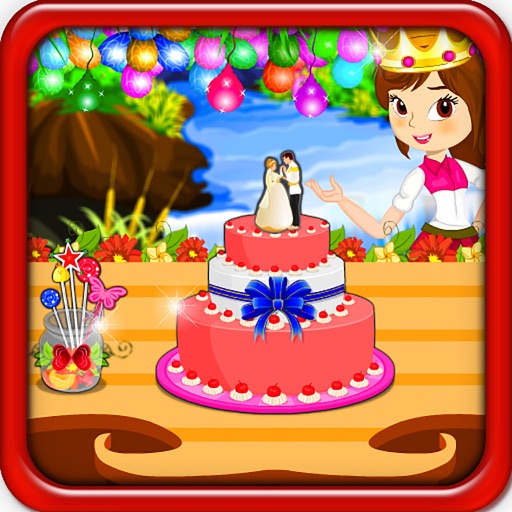 Princess Wedding Cake Cooking icon