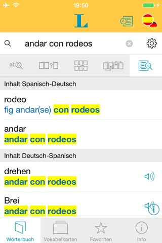 Spanisch XL Pro Wörterbuch screenshot 2