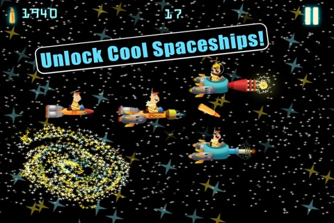 Aliens Love Spray Cheese- An Eco-friendly Cadet Space Shooter Game screenshot 4