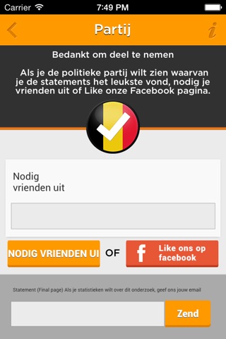 VERKIEZINGSAPP screenshot 4