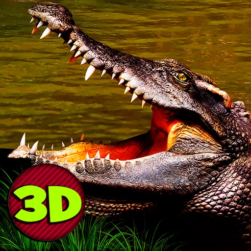 Wild Crocodile Survival Simulator 3D Full iOS App