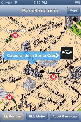 Barcelona Offline Map Guide Free screenshot 3