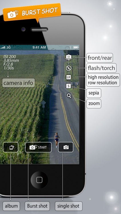 Burst Camera Pro - burstmode photo continuous focus quick fast mode kids exposure shooting