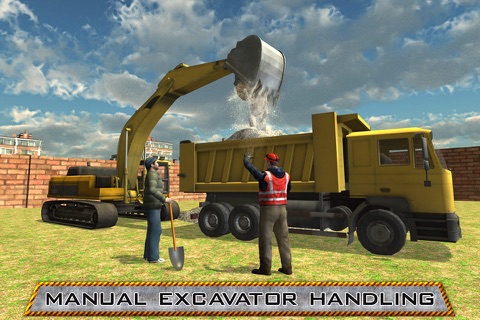 City Construction Road Builder Simulator 3D - Heavy Duty Excavator Cranes Simulation screenshot 2