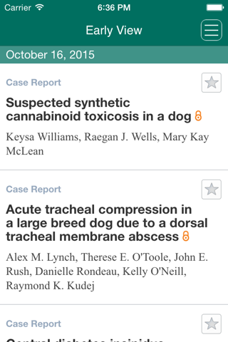 Journal of Veterinary Emergency and Critical Care screenshot 3