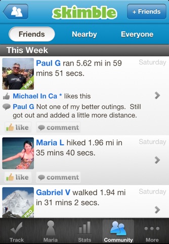 GPS Sports Tracker by Skimble screenshot 4