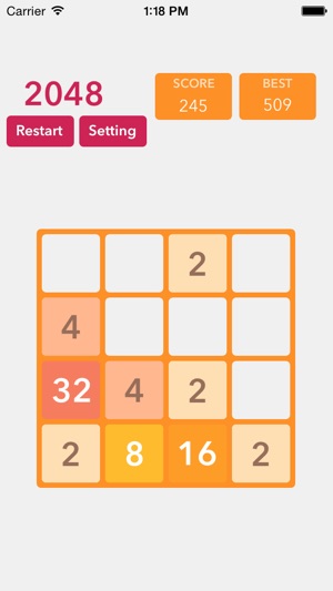 2048 Game With New Levels