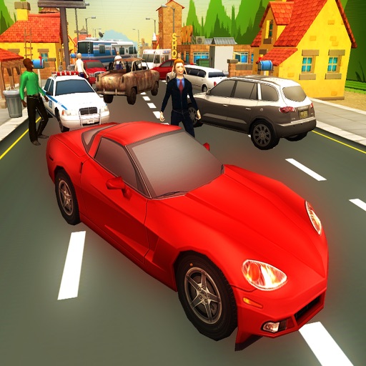 Highway Drive 3D Icon