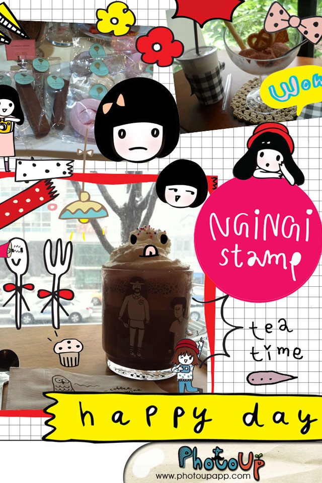 NgiNgi Stamp by PhotoUp- Doodle and cute stamps for decoration photos screenshot 3
