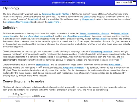 Decode Stoichiometry screenshot 4