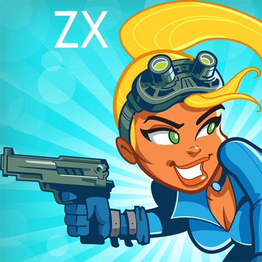 Agent Blonde Kicks Booty ZX - Train Escape Battle Game icon