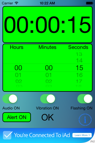 Countdown Timer with Multisensory Time Remaining Alerts screenshot 3