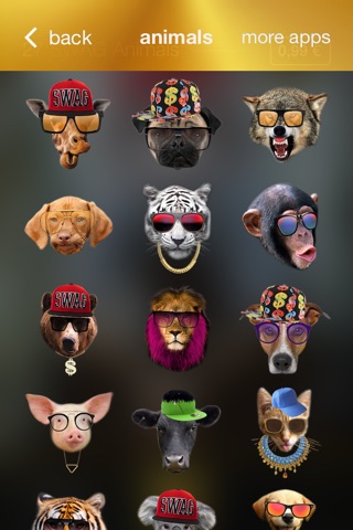 SWAG - Animal Face Photo Editor Booth with Funny Animal Head Stickers screenshot 3