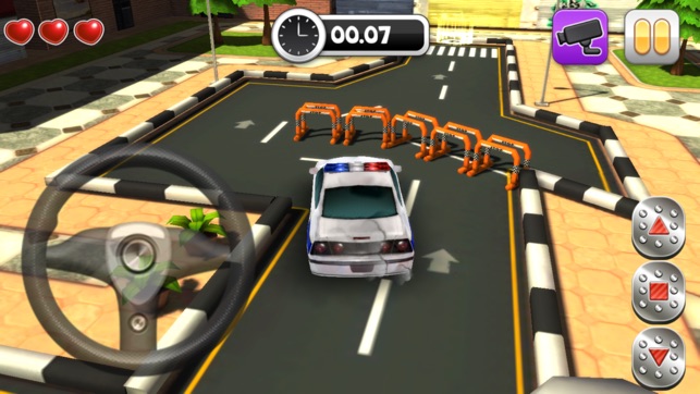 Action Police Car Parking Simulator 3D - Real Test Driving G(圖3)-速報App