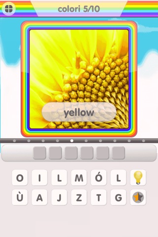 Rainbow Italian Vocabulary Game screenshot 4