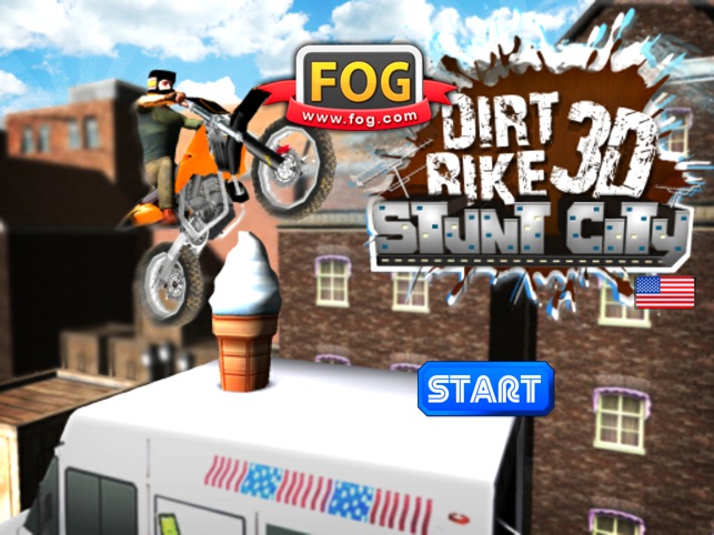 Dirt Bike 3D Stunt City for iPad(圖1)-速報App