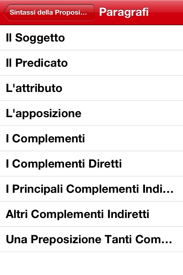 Grammatica Italiana screenshot 3