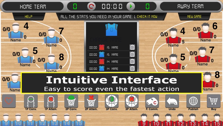 LetsBasket [Free! Your Hoop Stats and Score Book, Scoreboard, Timer and Scouting for coach & parents]