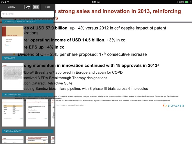 Novartis Financial Results screenshot-3