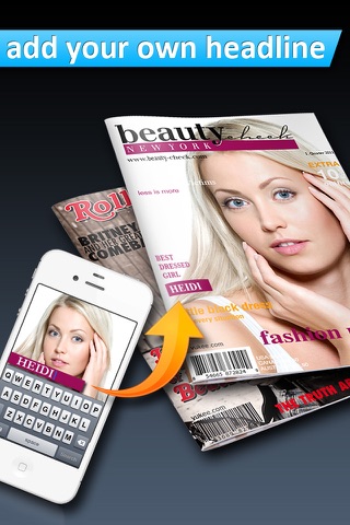 Photo2Cover HD - Create your own magazine cover screenshot 2