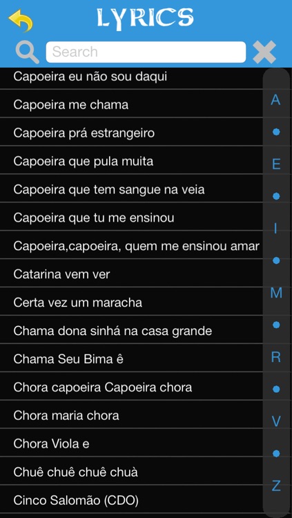 Capoeira Video Lyrics