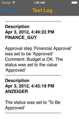 SAP IT Change Approval screenshot 4