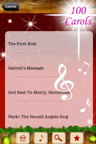 Christmas Carols - The 100 Most Beautiful Song Lyrics in the World screenshot 2