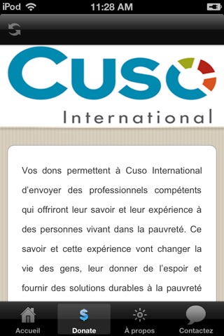 CUSO International French Version screenshot 3