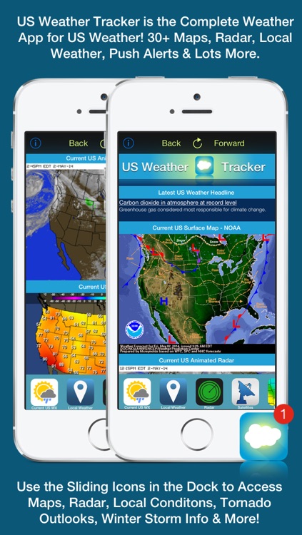 US Weather Tracker - Weather Maps, Radar, Severe & Tornado Outlook & NOAA Forecast