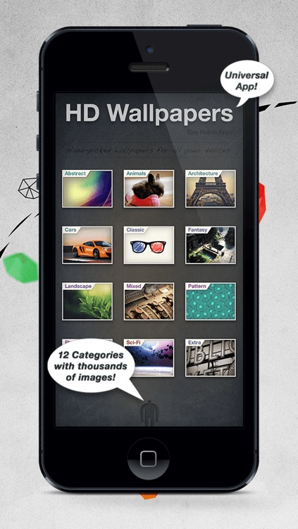 HD Wallpapers for iOS 7 and iOS 6 [Universal App]