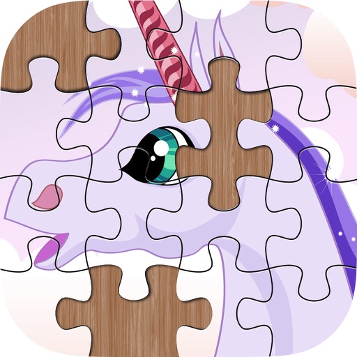 A Pretty Little Unicorn & Pony Jigsaw Puzzle- cute horses & Ponies edition icon