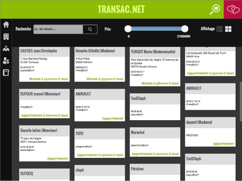 Transac.net screenshot 4