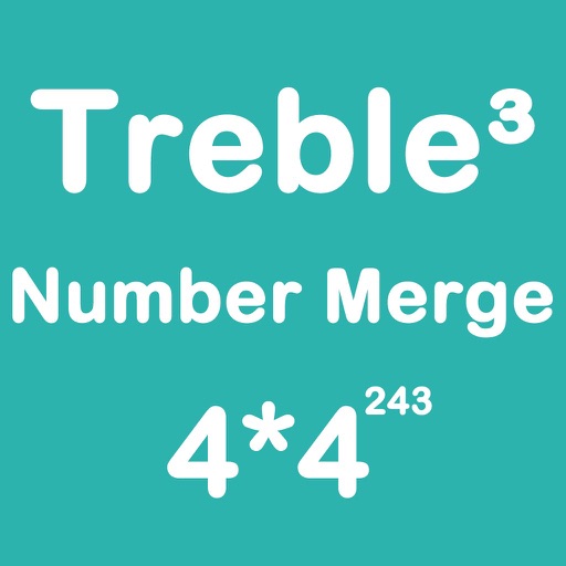 Number Merge Treble 4X4 - Sliding Number Block And Playing With Piano Sound icon