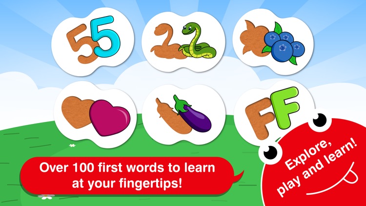 First Words Shapes Puzzles Free by Tabbydo : 7 mini educational games for kids & preschoolers