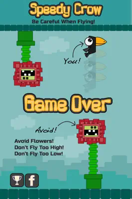 Game screenshot Speedy Crow-The Single Tap Adventure Of A Funny Flying Crazy Bird! hack