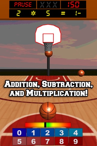 Math Basketball screenshot 3