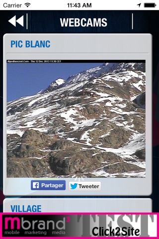 Alpe d'Huez par SKI 360 (bons plans, météo, enneigement, webcams, GPS,…) screenshot 3
