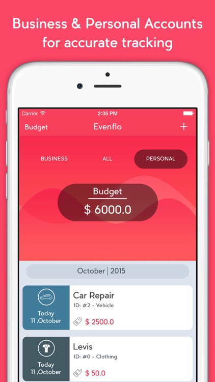 Evenflo - Expense Manager