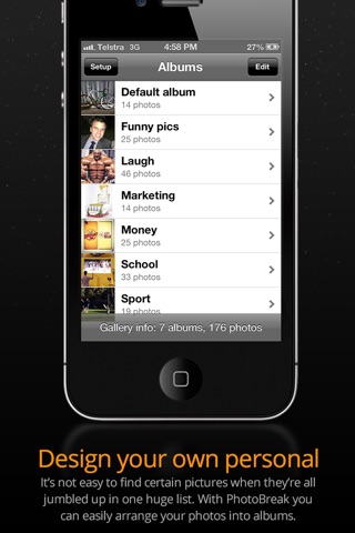 PhotoBreak - Private Albums screenshot 2
