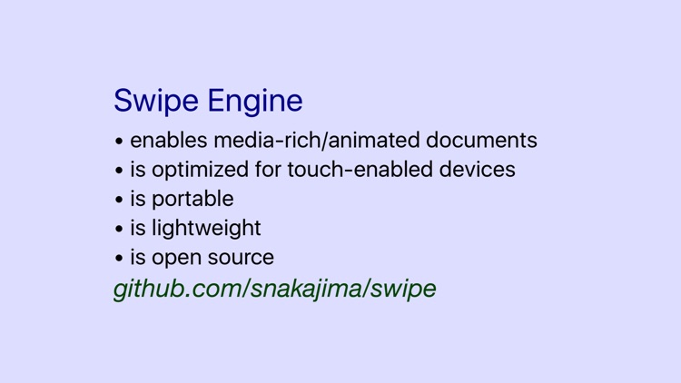 Swipe Engine