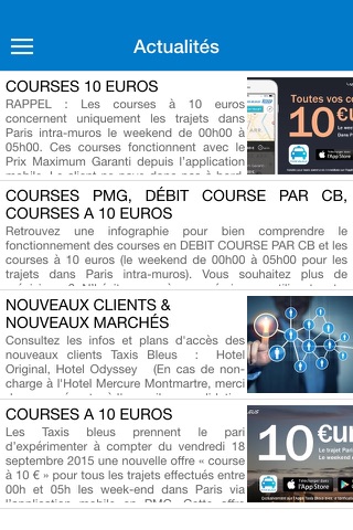 Espace Chauffeurs Taxis bleus : l’application dédiée aux chauffeurs screenshot 3