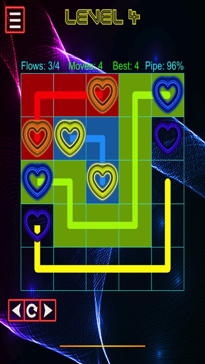 Neon Heart Pipe Lines screenshot-4